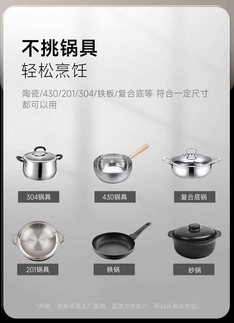 燃气煲仔炉适用厨具